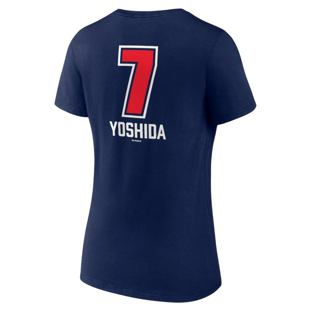 MLB Masataka Yoshida Boston Red Sox Women's Fastball Player Name & Number V-Neck T-Shirt