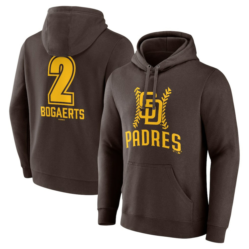 MLB Xander Bogaerts San Diego Padres Fastball Player Name & Number Pullover Hoodie