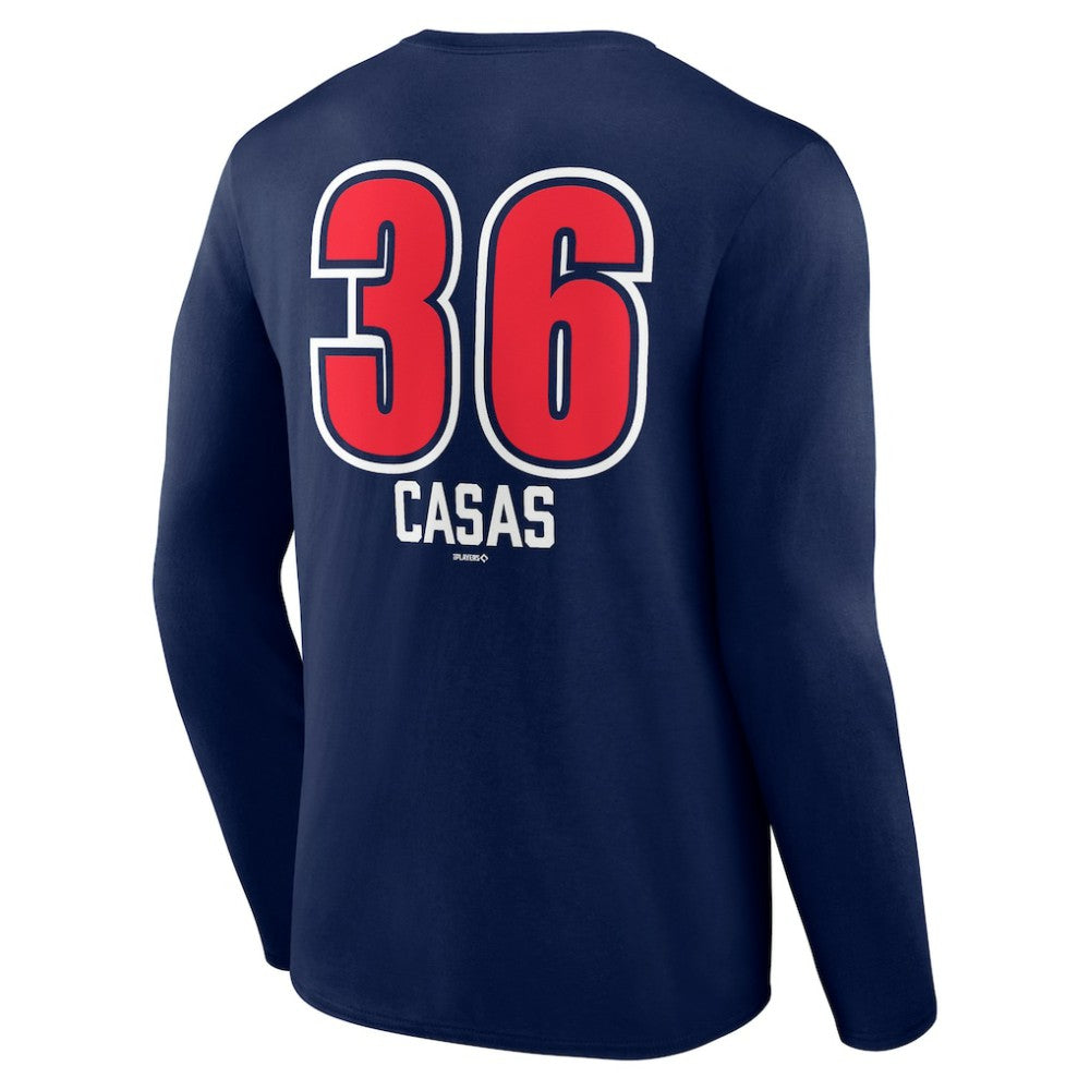 MLB Triston Casas Boston Red Sox Fastball Player Name & Number Long Sleeve T-Shirt