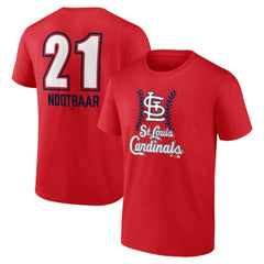 MLB Lars Nootbaar St. Louis Cardinals Fastball Player Name & Number T-Shirt