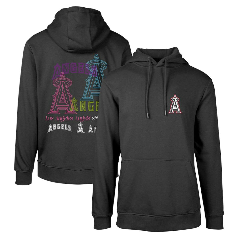MLB Los Angeles Angels Levelwear Podium Vintage Pullover Hoodie