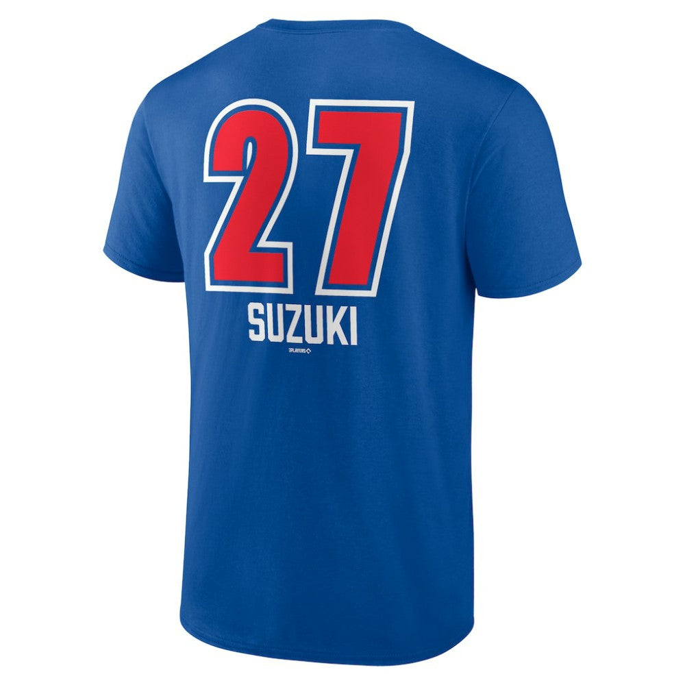 MLB Seiya Suzuki Chicago Cubs Fastball Player Name & Number T-Shirt