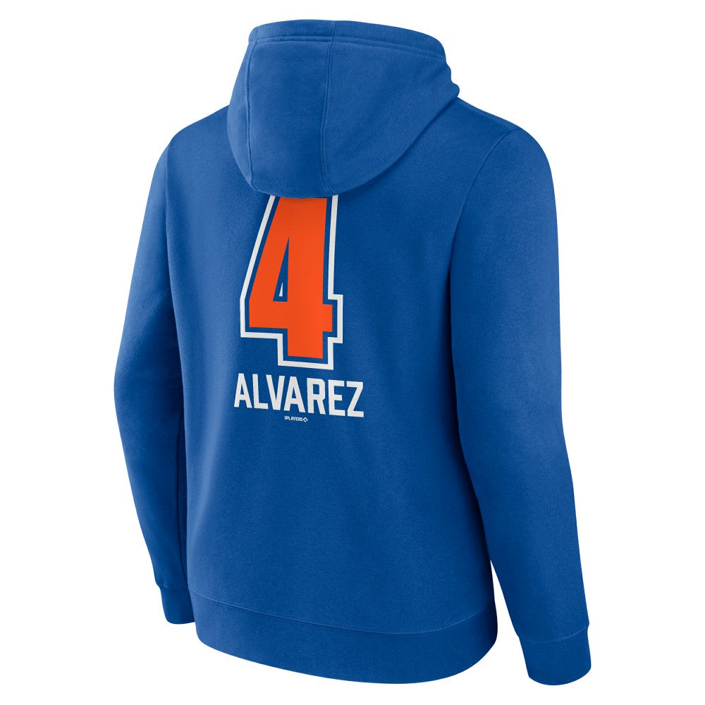 MLB Francisco Alvarez New York Mets Fastball Player Name & Number Pullover Hoodie