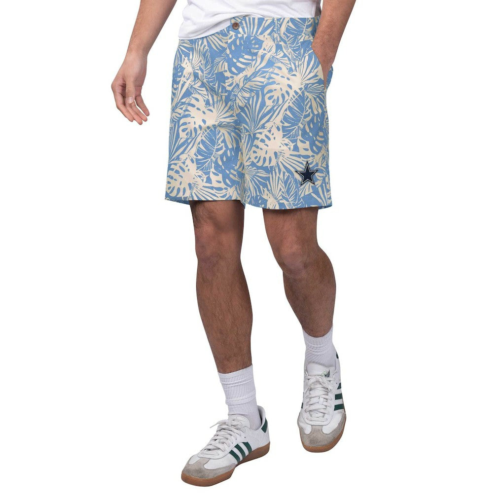 Margaritaville Sand Washed Monstera Party Amphib Shorts - Dallas Cowboys