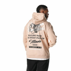 NHL Cream Chicago Blackhawks The Wild Collective Unisex Pullover Hoodie