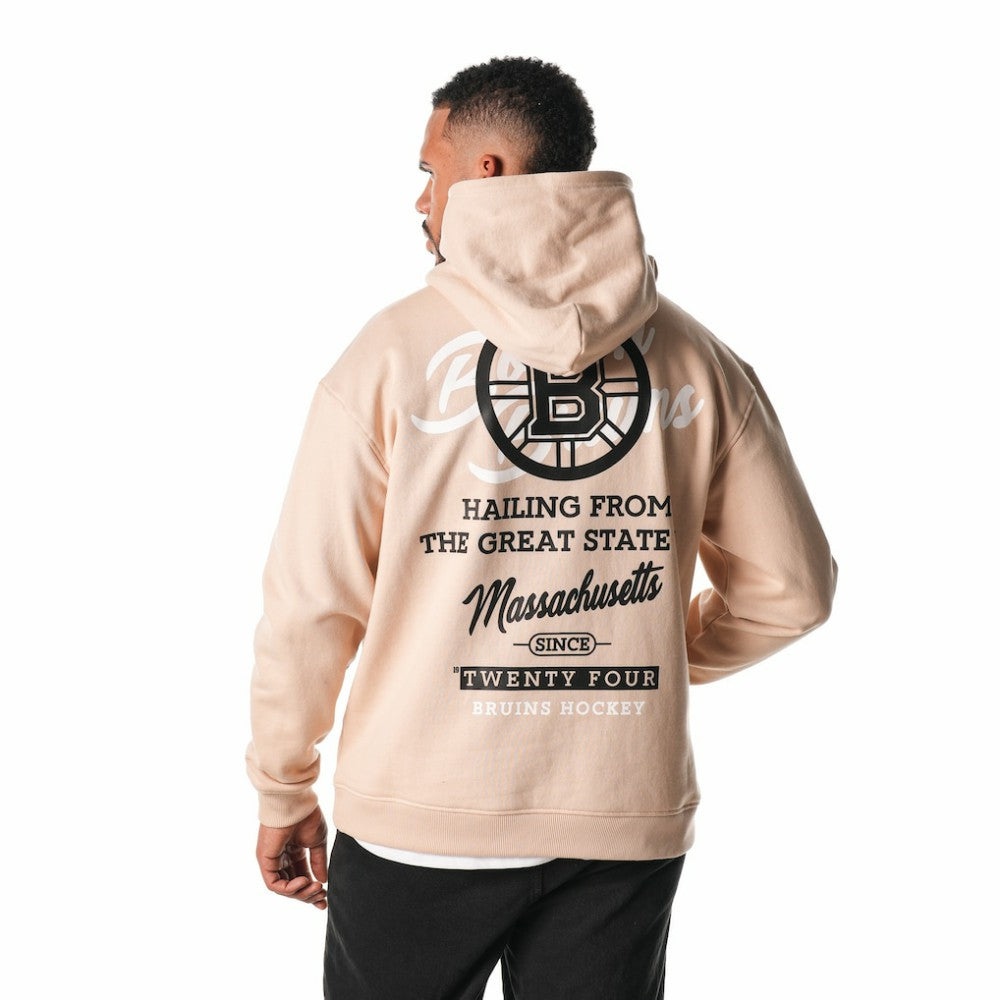 NHL Cream Boston Bruins The Wild Collective Unisex Pullover Hoodie