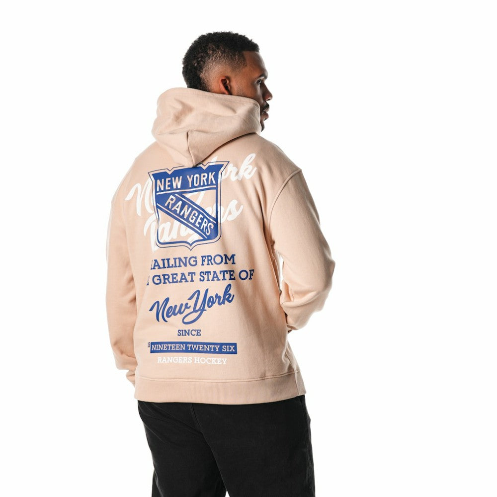 NHL Cream New York Rangers The Wild Collective Unisex Pullover Hoodie