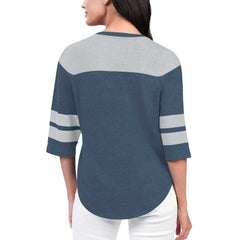 Starter Women's Fullback Tri-Blend 3/4-Sleeve T-Shirt - Dallas Cowboys