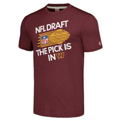 Homage Unisex 2024 Team Draft Tri-Blend T-Shirt - Washington Commanders