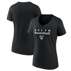 NBA Brooklyn Nets Pick & Roll Coverage V-Neck T-Shirt