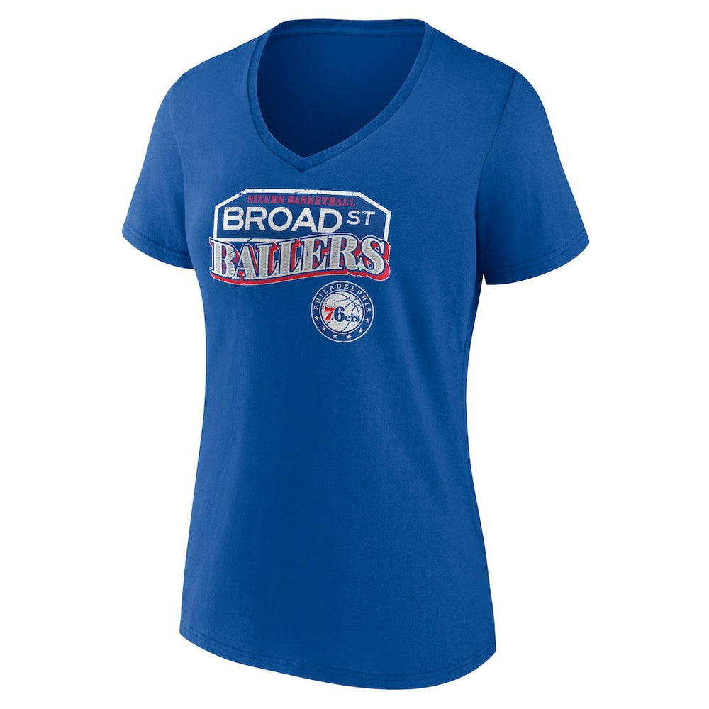 NBA Philadelphia 76ers Pick & Roll Coverage V-Neck T-Shirt