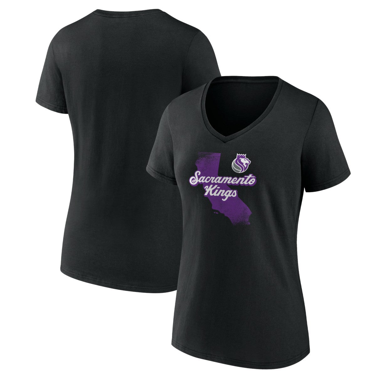 NBA Sacramento Kings Pick & Roll Coverage V-Neck T-Shirt