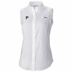Women's PFG Tamiami Omni-Shade Sleeveless Button-Up Shirt - Atlanta Falcons