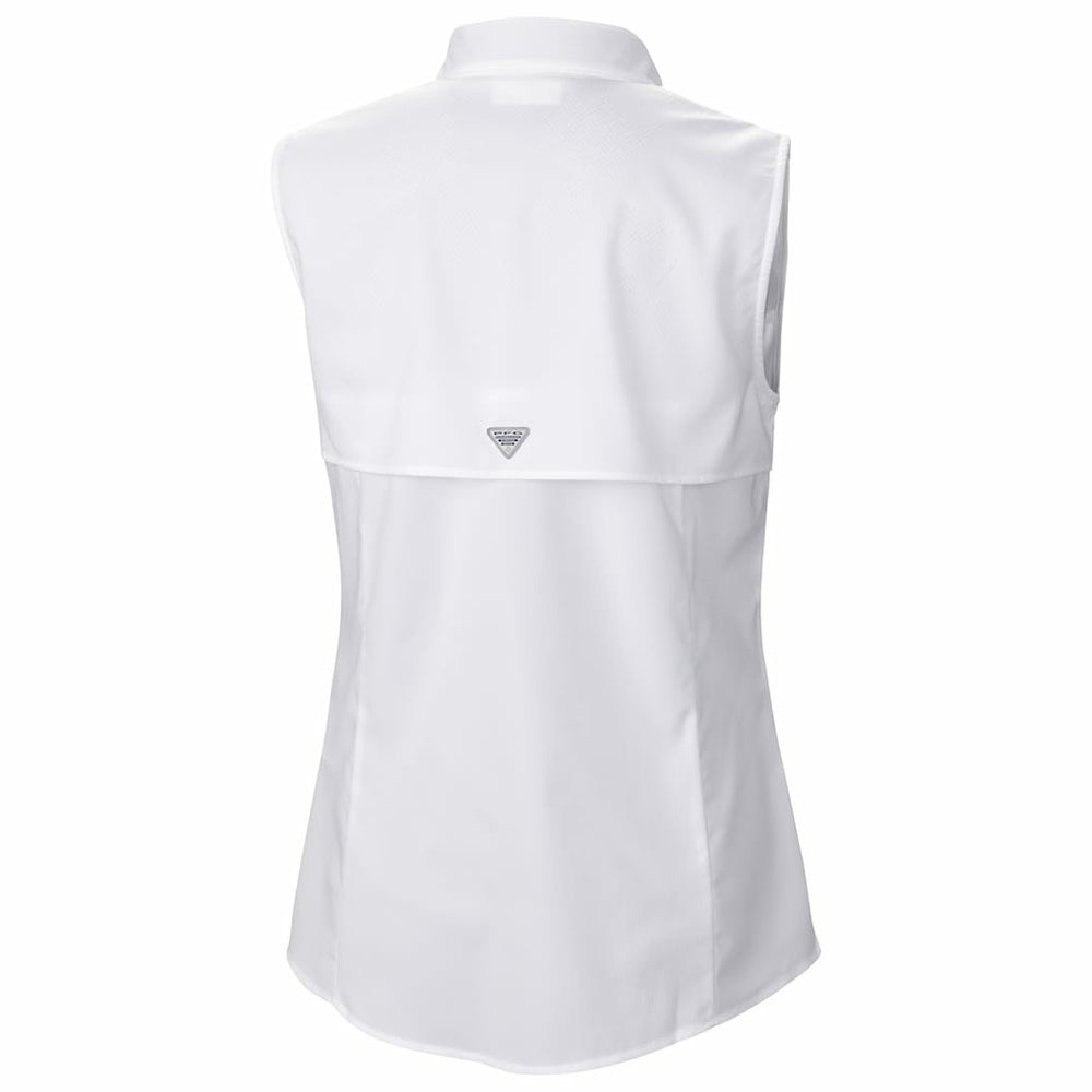 Women's PFG Tamiami Omni-Shade Sleeveless Button-Up Shirt - Atlanta Falcons