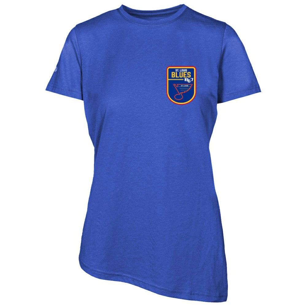NHL Blue St. Louis Blues Levelwear Women's Retro Birch T-Shirt