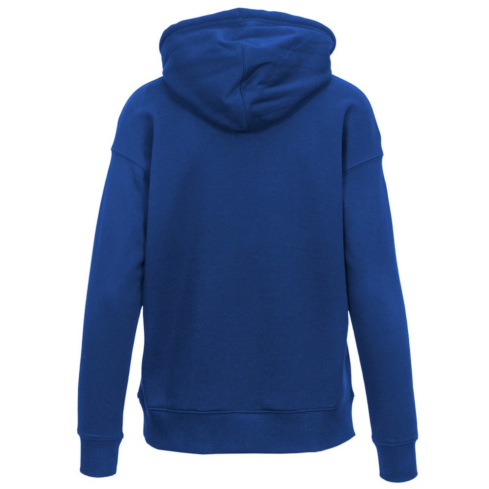 NHL Blue St. Louis Blues Levelwear Women's Retro Adorn Spellout Pullover Hoodie