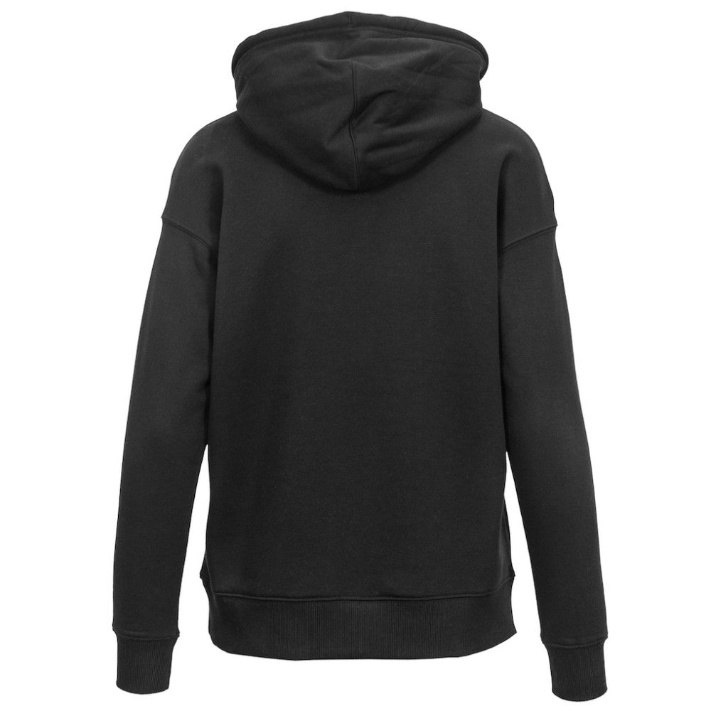 NHL Black Vancouver Canucks Levelwear Women's Retro Adorn Spellout Pullover Hoodie