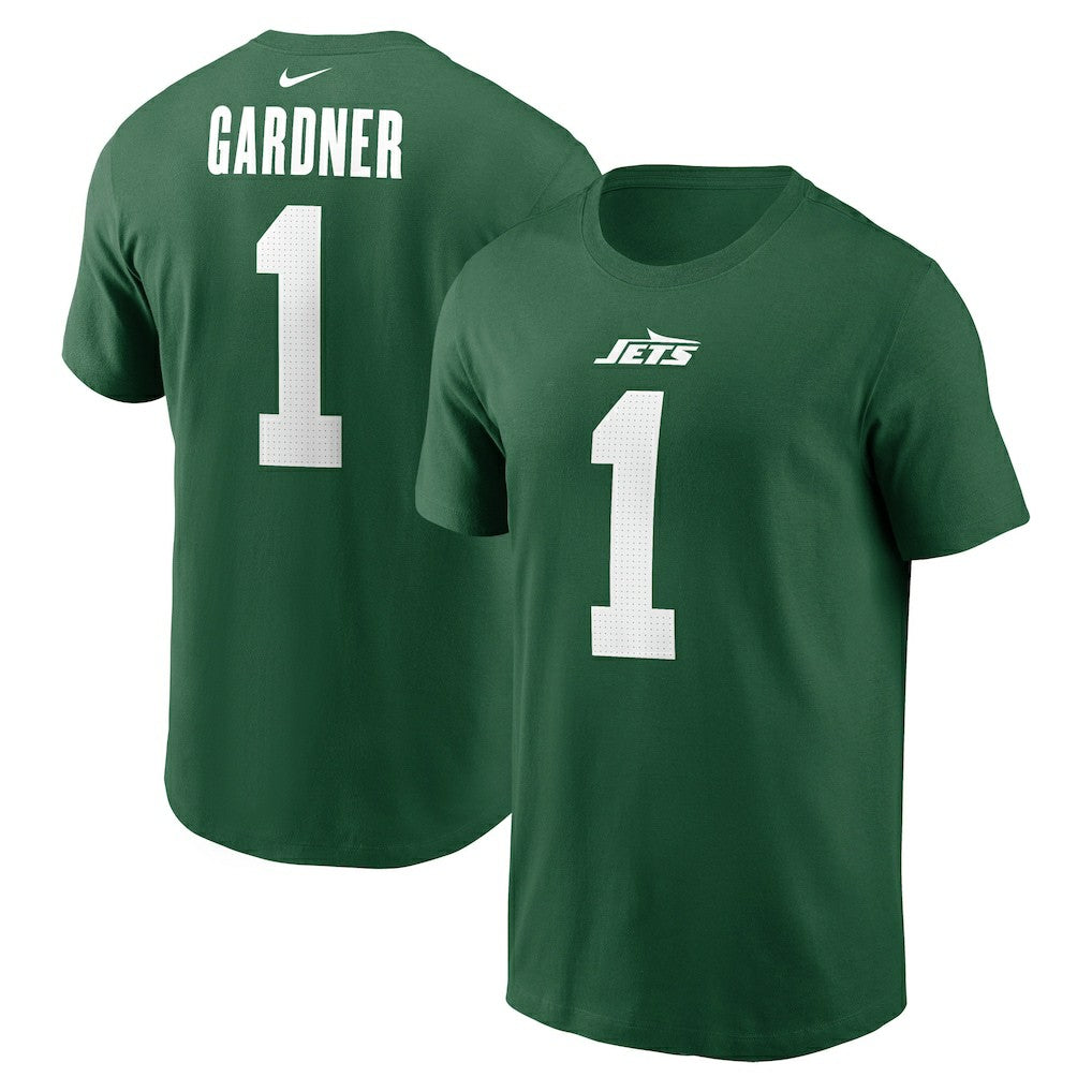 Sauce Gardner  Name & Number T-Shirt - New York Jets