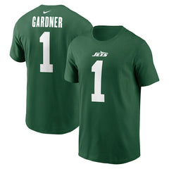 Sauce Gardner  Name & Number T-Shirt - New York Jets