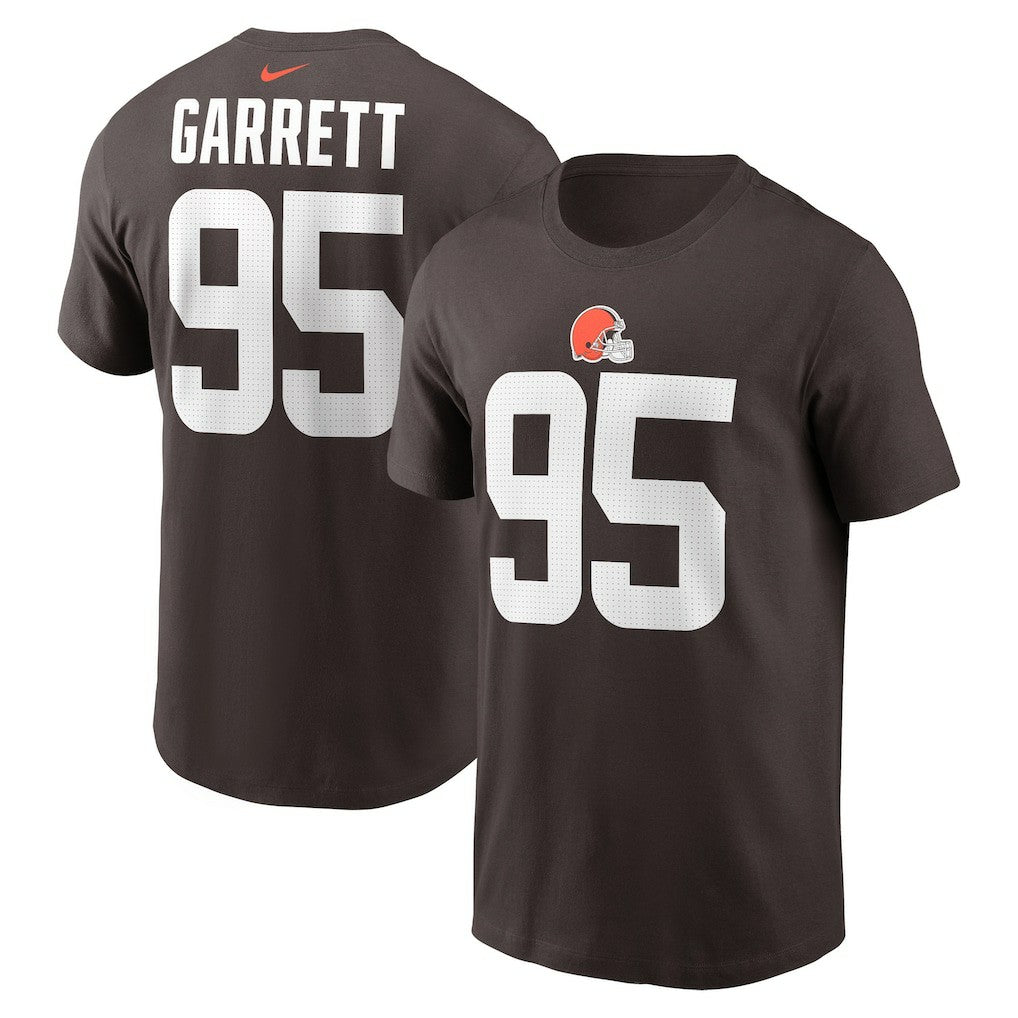 Myles Garrett  Player Name & Number T-Shirt - Cleveland Browns