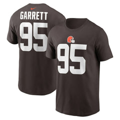 Myles Garrett  Player Name & Number T-Shirt - Cleveland Browns