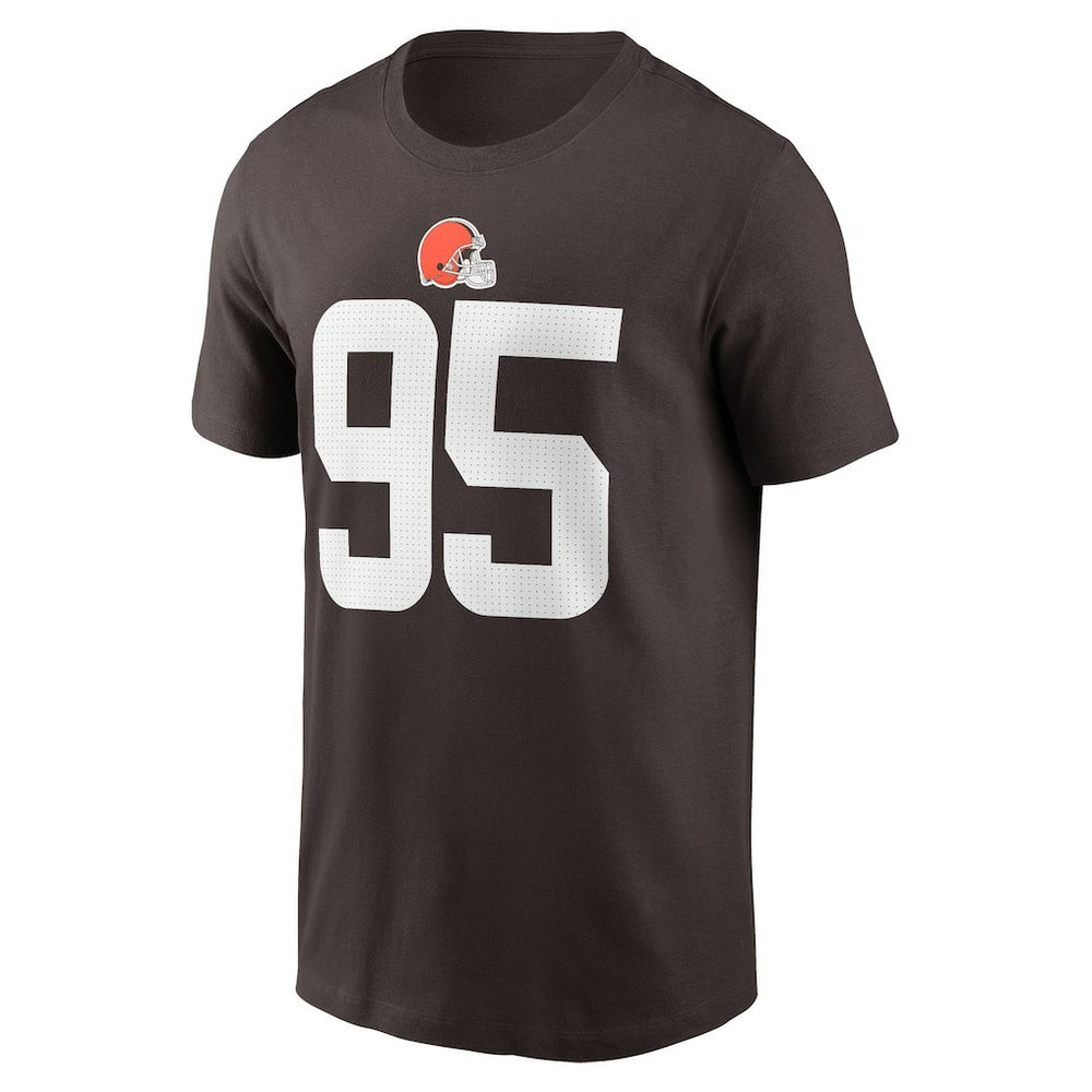 Myles Garrett  Player Name & Number T-Shirt - Cleveland Browns