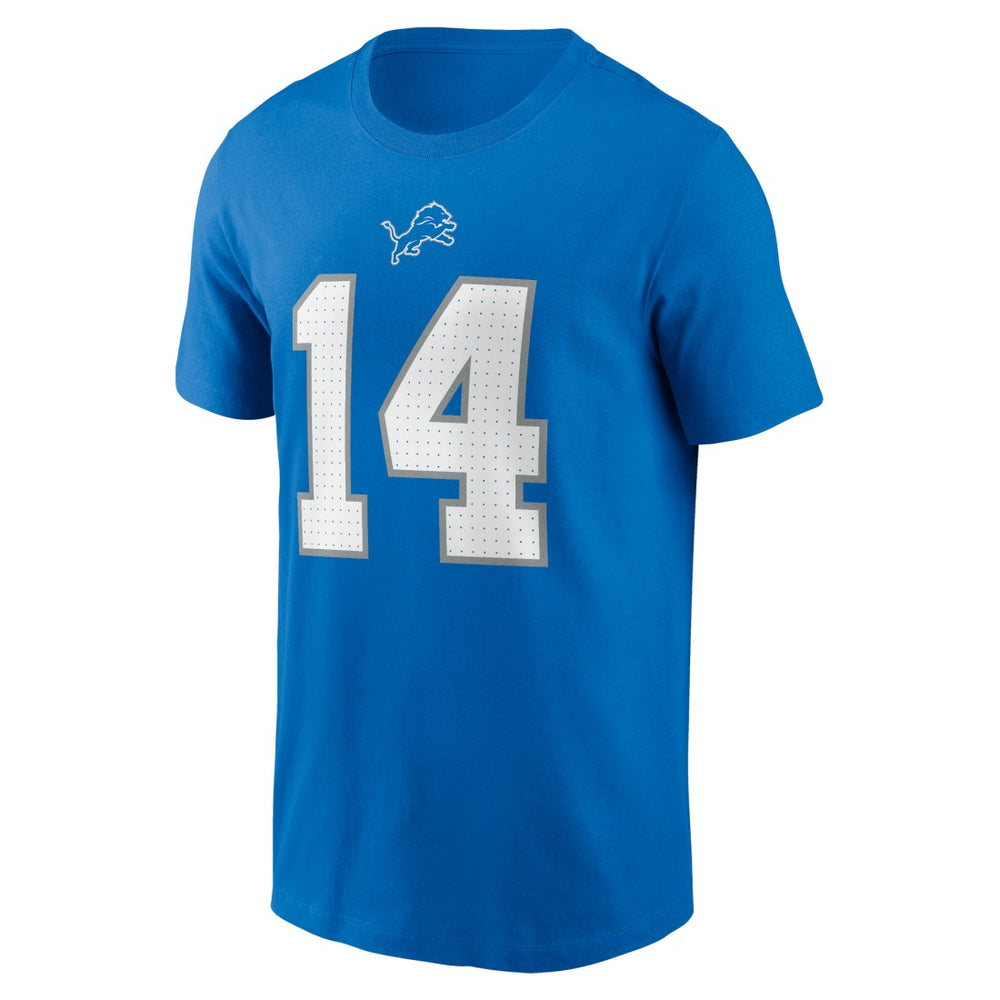Amon-Ra St. Brown  Name & Number T-Shirt - Detroit Lions