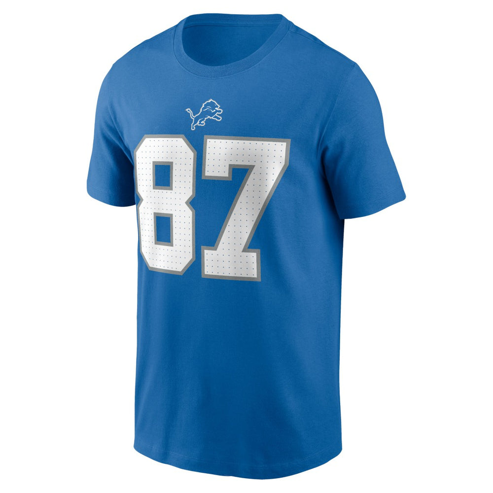 Sam LaPorta  Name & Number T-Shirt - Detroit Lions