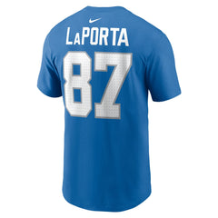 Sam LaPorta  Name & Number T-Shirt - Detroit Lions