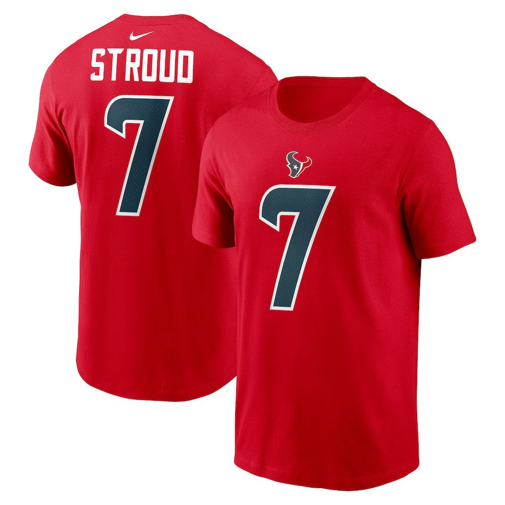 C.J. Stroud  Player Name & Number T-Shirt - Houston Texans