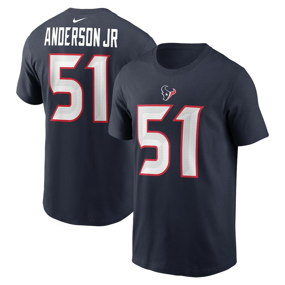 Will Anderson Jr.  Player Name & Number T-Shirt - Houston Texans