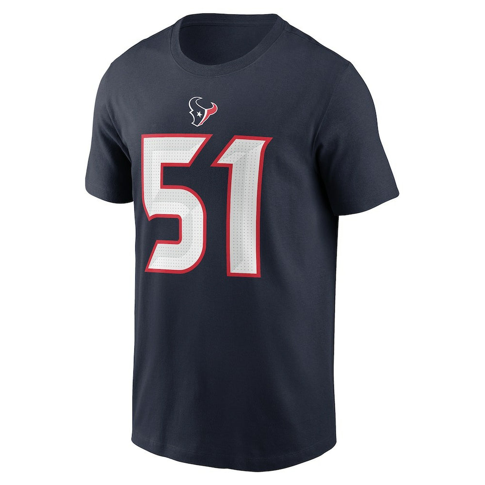 Will Anderson Jr.  Player Name & Number T-Shirt - Houston Texans