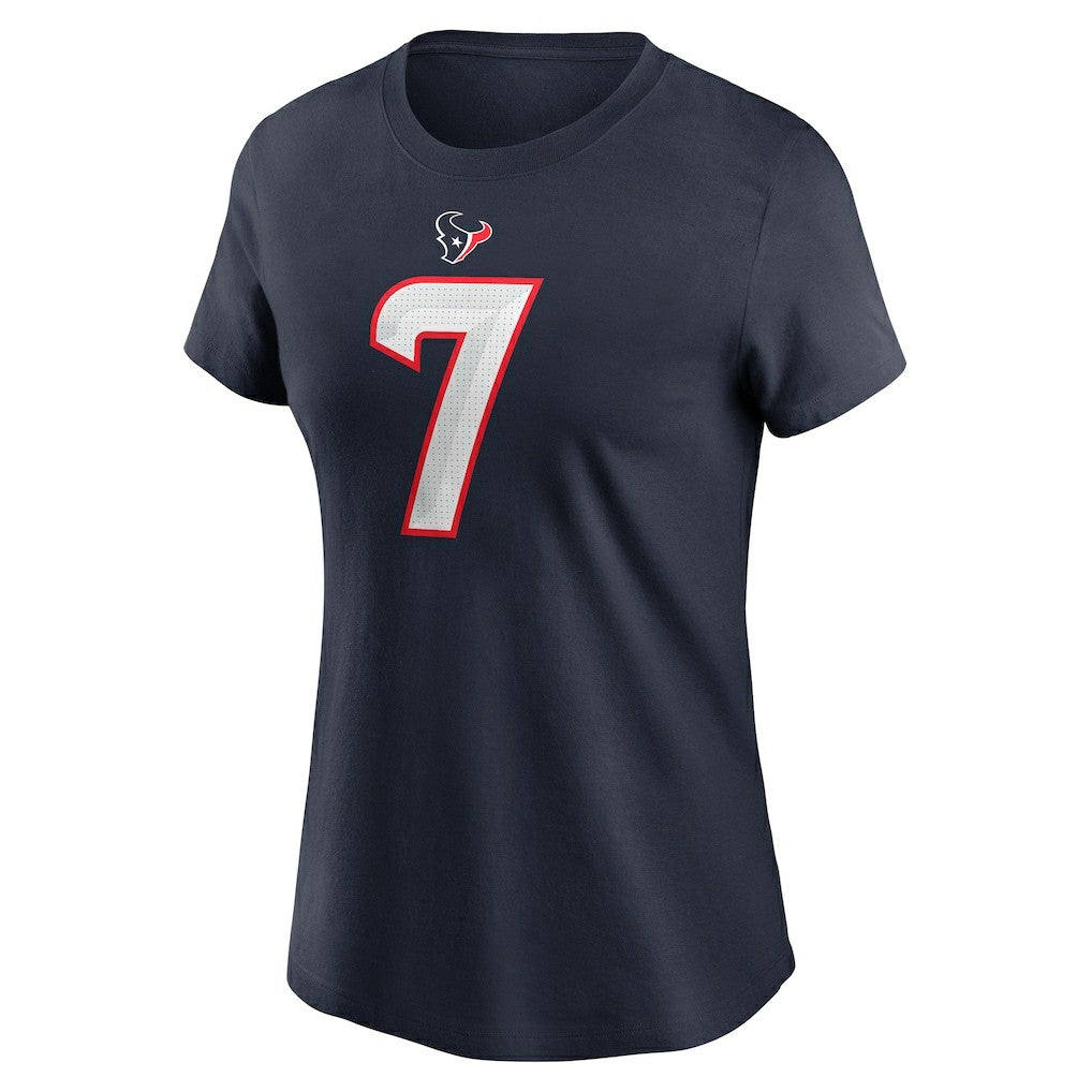 C.J. Stroud  Women's Player Name & Number T-Shirt - Houston Texans