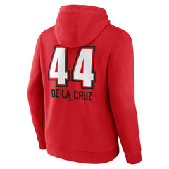 MLB Elly De La Cruz Cincinnati Reds Name & Number Fastball Pullover Hoodie