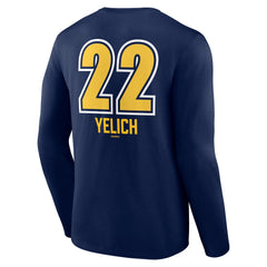 MLB Christian Yelich Milwaukee Brewers Name & Number Fastball Long Sleeve T-Shirt