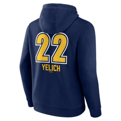 MLB Christian Yelich Milwaukee Brewers Name & Number Fastball Pullover Hoodie