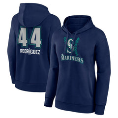 MLB Julio Rodríguez Seattle Mariners Women's Name & Number Fastball Pullover Hoodie