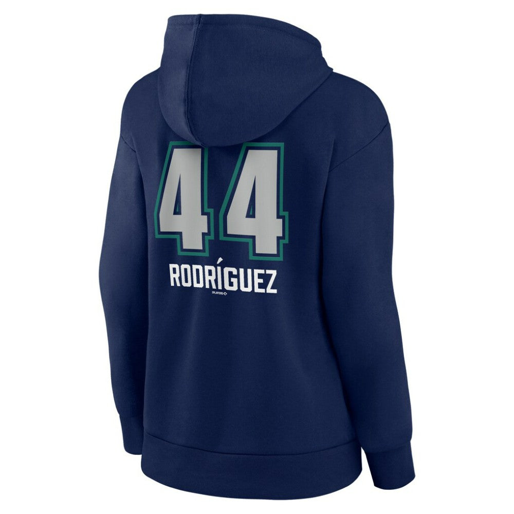 MLB Julio Rodríguez Seattle Mariners Women's Name & Number Fastball Pullover Hoodie