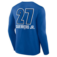 MLB Vladimir Guerrero Jr. Toronto Blue Jays Name & Number Fastball Long Sleeve T-Shirt