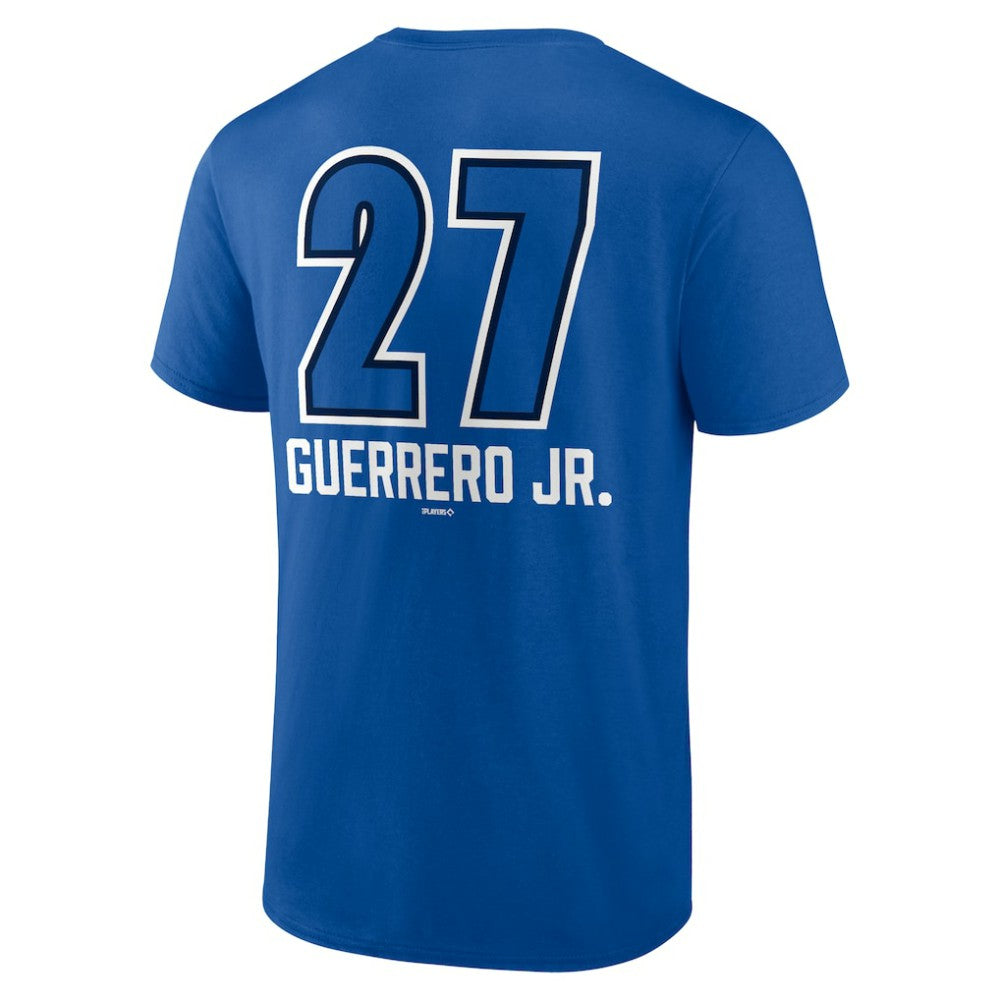 MLB Vladimir Guerrero Jr. Toronto Blue Jays Name & Number Fastball T-Shirt