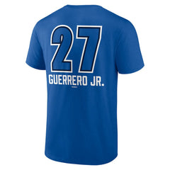 MLB Vladimir Guerrero Jr. Toronto Blue Jays Name & Number Fastball T-Shirt