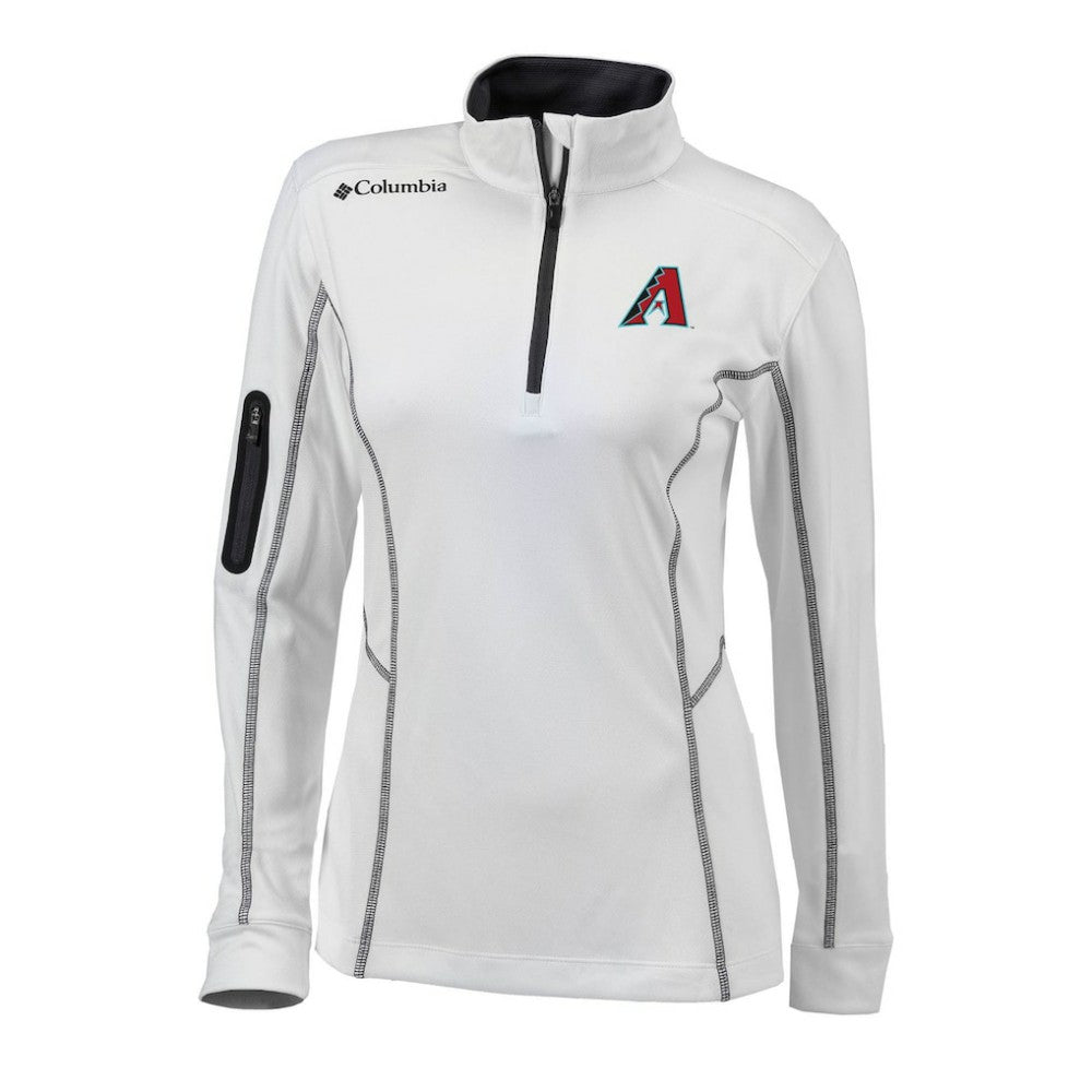 MLB Arizona Diamondbacks Columbia Women's Omni-Wick Shotgun Quarter-Zip Pullover Top