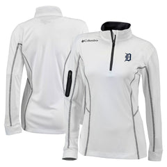 MLB Detroit Tigers Columbia Women's Omni-Wick Shotgun Quarter-Zip Pullover Top