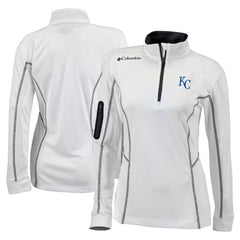 MLB Kansas City Royals Columbia Women's Omni-Wick Shotgun Quarter-Zip Pullover Top