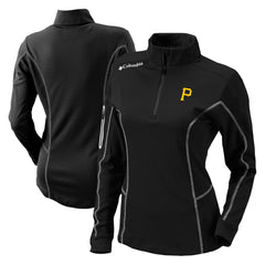 MLB Pittsburgh Pirates Columbia Women's Omni-Wick Shotgun Quarter-Zip Pullover Top