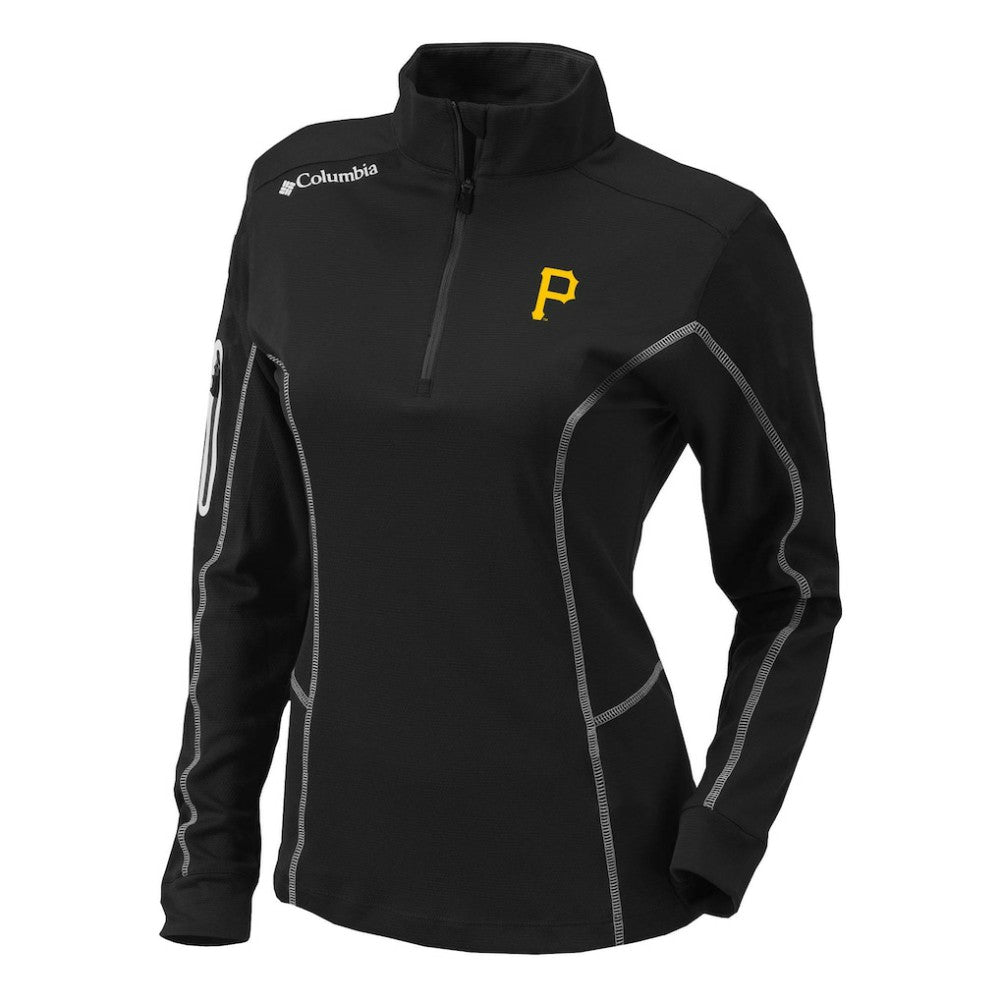 MLB Pittsburgh Pirates Columbia Women's Omni-Wick Shotgun Quarter-Zip Pullover Top