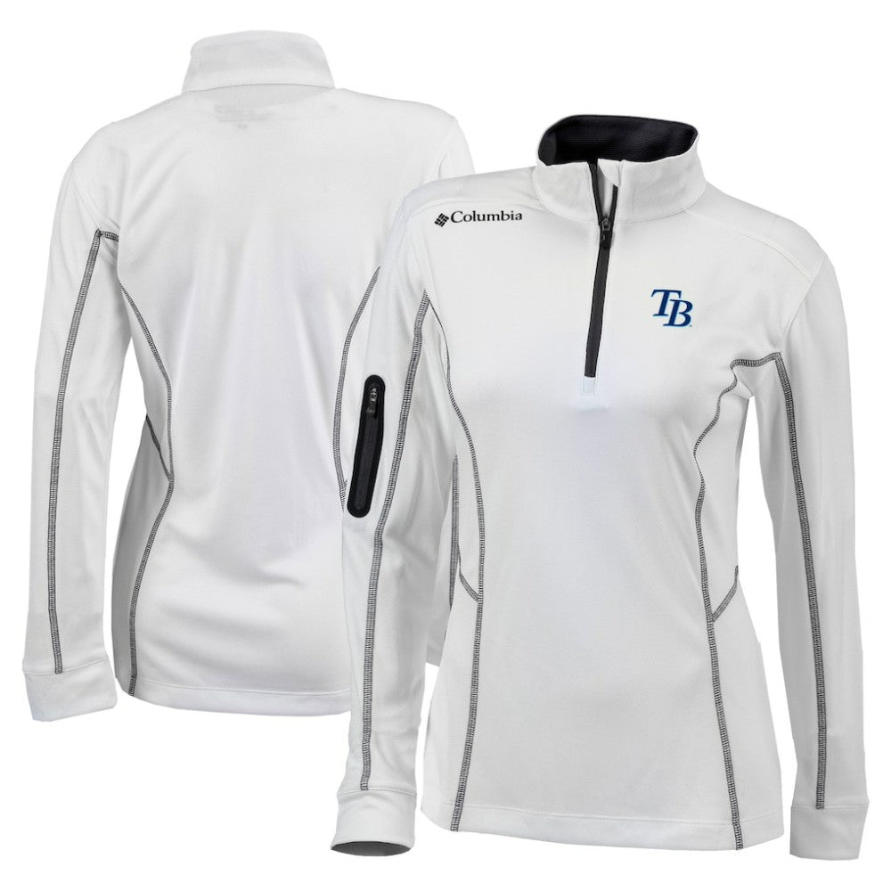 MLB Tampa Bay Rays Columbia Women's Omni-Wick Shotgun Quarter-Zip Pullover Top