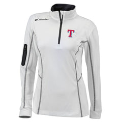 MLB Texas Rangers Columbia Women's Omni-Wick Shotgun Quarter-Zip Pullover Top