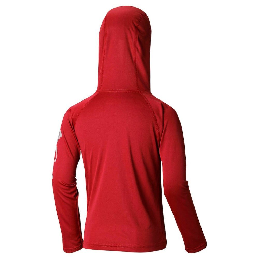 MLB Boston Red Sox Columbia Youth Terminal Tackle Long Sleeve Hoodie T-Shirt