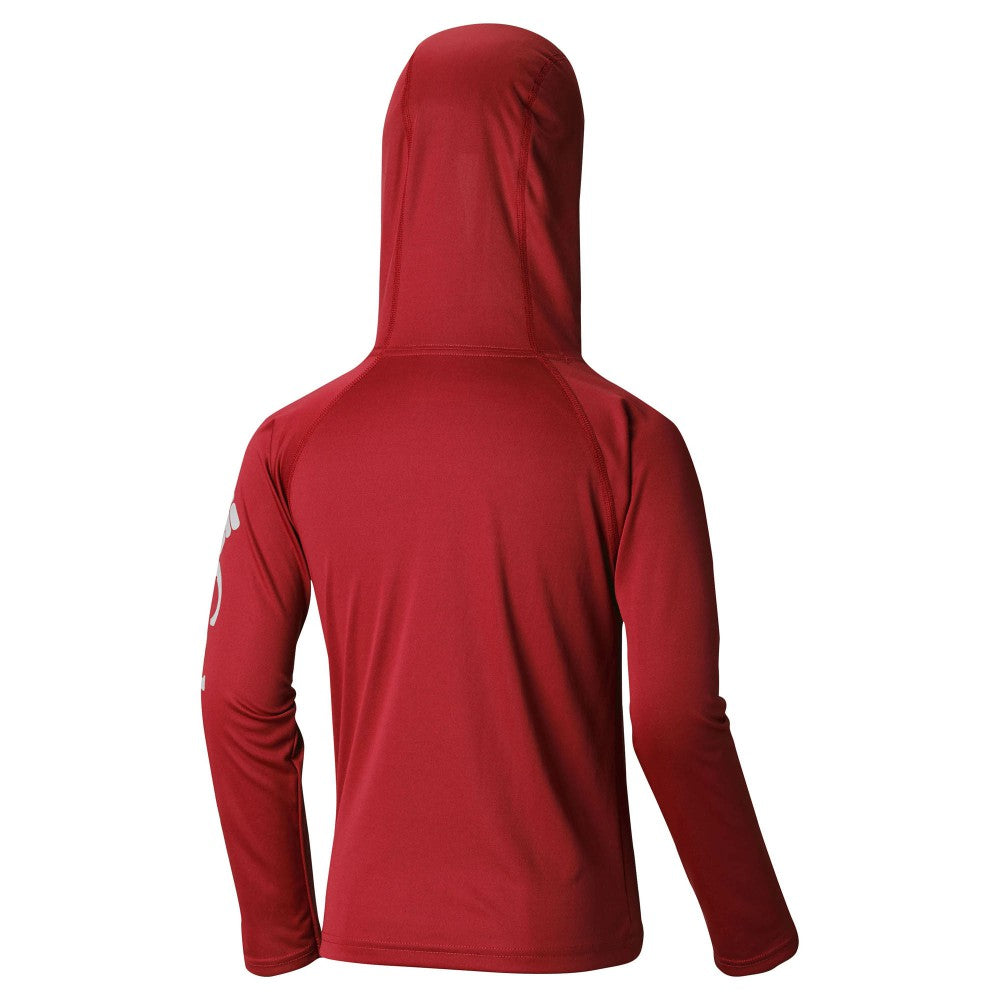 MLB Cleveland Guardians Columbia Youth Terminal Tackle Long Sleeve Hoodie T-Shirt